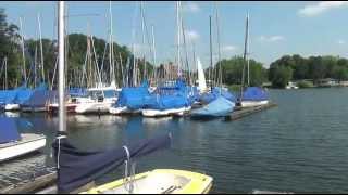 Segeln in Haltern am See auf dem Stausee entlang des Strandbad [upl. by Ydwor]