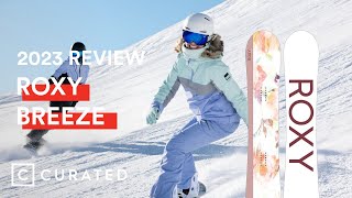 2023 Roxy Breeze Snowboard Review 2024 Same Tech Different Graphic  Curated [upl. by Federica]