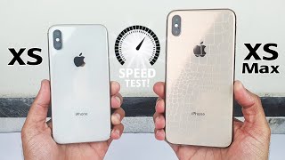 iPhone XS vs iPhone XS Max in 2022  SPEED TEST [upl. by Tterej38]