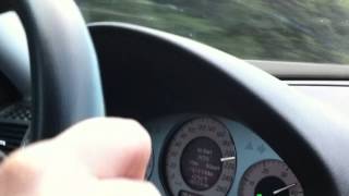 E320 CDI acceleration  230 kmh  Autobahn [upl. by Lsil]