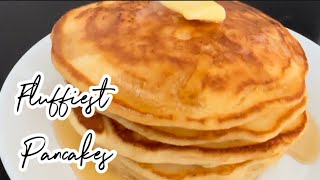 English Breakfast Recipe  Fluffiest Pancake Recipe for Breakfast [upl. by Aziul]