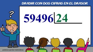 Divisiones exactas Como dividir por 2 cifras Ejercicio 01 [upl. by Ultima]