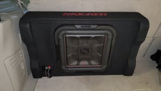 Best Subwoofer for Familiy vehicles and Pickup trucks and More 12 inch kicker L7t  part 1 [upl. by Aihsram]