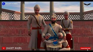 Chaar Sahibzaade Title Song Shaheedi Divas History ChaarSahibzaade JioundiHi JagjitKajel [upl. by Cliff362]