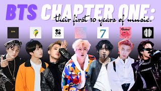 an introduction to bts discography from chapter one [upl. by Norrek]