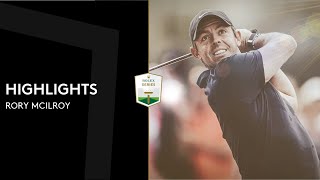 Rory McIlroy Round 2 Highlights  2023 Hero Dubai Desert Classic [upl. by Darsey]