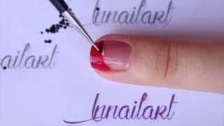 Manicura francesa en rojo Red french manicure [upl. by Hu]