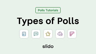 Types of Polls ⎸ Polls Tutorial [upl. by Yelnikcm179]