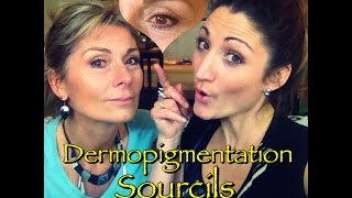 Dermopigmentation des sourcils  On vous dit tout Feat Mamounette [upl. by Kenney]