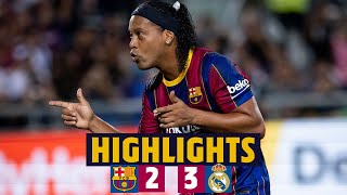 HIGHLIGHTS  Barça Legends 23 Real Madrid Leyendas [upl. by Glennie]