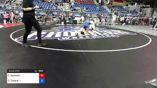 106 Lbs Round Of 32  Cole Gentsch Illinois Vs Chase Creque Tennessee 57b4 [upl. by Chesna]