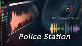 Police station  sound effect [upl. by Ahtilat694]