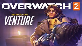 Venture  New Hero Gameplay Trailer  Overwatch 2 [upl. by Sonafets]