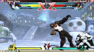 UMVC3 Filipino Champ vs Bee FT15 money match 4k [upl. by Ellerahc178]