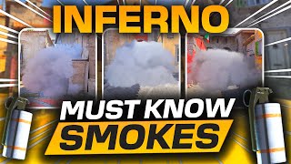 EVERY Smoke You MUST KNOW on Inferno in CS2 [upl. by Atokad]