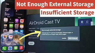 How to Fix Not Enough External Storage or Insufficient Storage Error on Google TV Android TV [upl. by Sadnac]