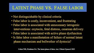 3  The Latent Phase of Labor [upl. by Reivazx667]