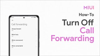 HOW TO TURN OFF CALL FORWARDING ON ANDROID  MIUI 12 [upl. by Hourigan]