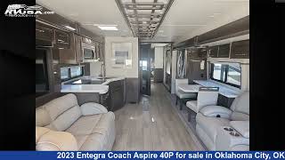 Beautiful 2023 Entegra Coach Aspire 40P Class A RV For Sale in Oklahoma City OK  RVUSAcom [upl. by Smail]