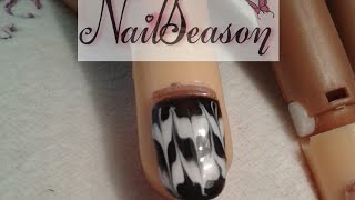 uñas de gel para principiantes marmoleado gel semipermanente  como hacer paso a paso gelish [upl. by Nnednarb]