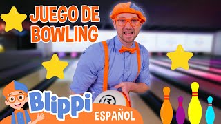 Vamos al boliche con Blippi y Meekah 🎳  Blippi Español  Videos educativos para niños [upl. by Enilrae107]