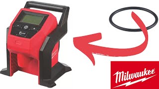 Milwaukee M12 BI0 247520 tyre pump compact inflator not building pressure valve oring problem [upl. by Nadbus57]