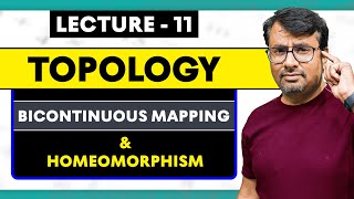 Topology  Bicontinuous Mapping and Homeomorphism in Topology  Concepts With Example by Gp sir [upl. by Eiramanna]