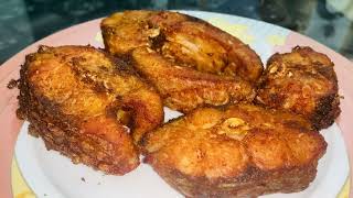 Fish Fry Recipe By Desi Food House  Homemade Masala Fry Fish 😋 [upl. by Tiebout914]