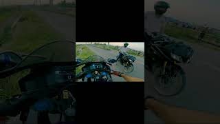 বাইক রেস  Yamaha r15 v3 vs R15 v4  R15 v4 BS7  Bike Race shortsfeed bikerace r15v4 [upl. by Olifoet]