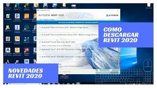 Instalación gratuita y Novedades Revit 2020 [upl. by Etteval]