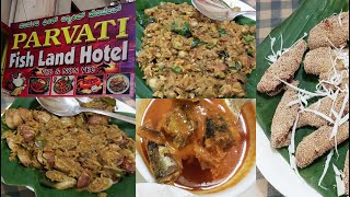 Best FISH THALI in Karwar at Parvati Fish Land  Oyster  Clams  RiverSea Fish Fry SUPER SEAFOOD [upl. by Nnaes]