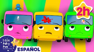 Las ruedas del autobus 🚌 Caricaturas de autobuses 🚌 Canciones infantiles  LBB Español [upl. by Adiaz]