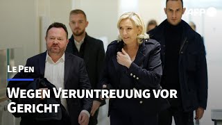 Staatsanwalt fordert mehrjährige Hafstrafe für Le Pen  AFP [upl. by Eartha547]