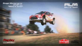 Novikov WRC 2011 Italy Jump second [upl. by Hasina]