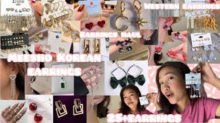 25products🎀huge Meesho Korean earrings haul meesho western earrings haulMeesho earrings haul🎀 [upl. by Ybloc]