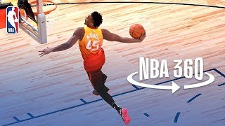 NBA 360  Donovan Mitchell Wins 2018 Verizon Slam Dunk [upl. by Landes]