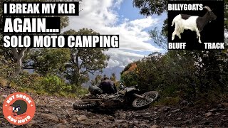 Tough Climbs Notorious Tracks amp JetBoiled Steaks  Motorcycle Camping KLR650 [upl. by Dryfoos316]