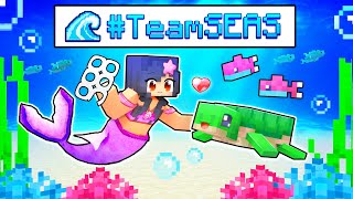 Saving The OCEAN With TeamSEAS In Minecraft [upl. by Ivy]