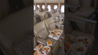 Emirates Airbus A380 Premium Economy Seats And Meals shorts [upl. by Joana]