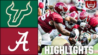 South Florida Bulls vs Alabama Crimson Tide  Full Game Highlights  ESPN College Football [upl. by Enyrb]