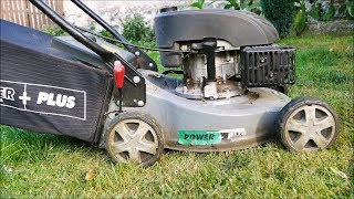 Kosiarka spalinowa Power Garden  odpalanie kosiarki  odgłosy kosiarki  petrol lawn mower  Test [upl. by Calbert206]