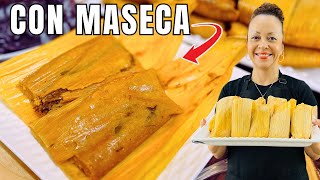 TAMALES ROJO de RES SONORENSES con Masa de Maseca [upl. by Dyana54]