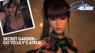 How to Complete Secret Garden  Go To Lilys Atelier  Stellar Blade [upl. by Edobalo]