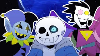 Fighting Sans Jevil and Spamton ALL AT ONCE [upl. by Onaivatco]