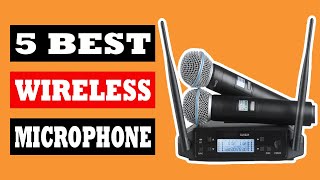 Top 5 Best Wireless Microphone in 2024 [upl. by Beeck]