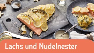 Nudeln mit Lachs – herzhaft und unwiderstehlich 🍝🐟 shorts rewe [upl. by Eycats]