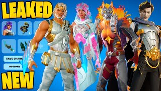 ALL NEW FORTNITE SEASON 2 LEAKED SKINS amp EMOTES Midas Korra Hades Medusa [upl. by Odanref]