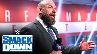 Triple H welcomes SmackDown to the WWE Performance Center SmackDown March 13 2020 [upl. by Bolitho738]