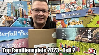 Die besten Familienspiele und Brettspiele im Jahr 2023  Teil 2 [upl. by Enawd]