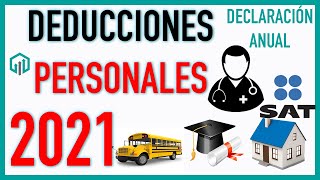 Deducciones Personales para 2021  Declaración Anual 2020 [upl. by Ramses]